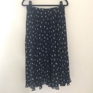 Abercrombie Floral Midi Skirt
